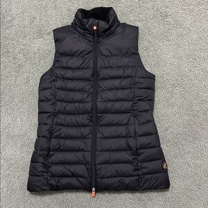 Save The Duck Women’s M - L Sherpa Lined Vest Vegan Animal Free
